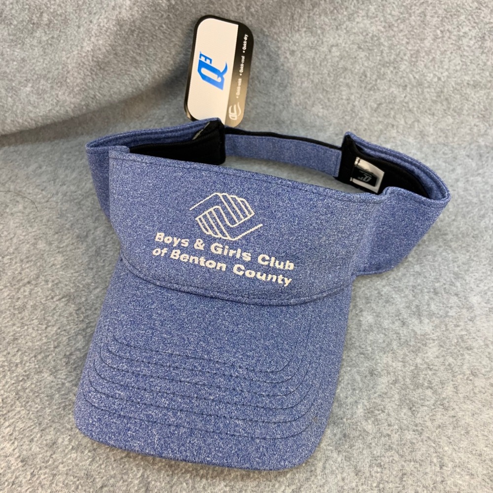 Boys & Girls Club Benton County Unisex Blue Q3 Visor Hat Adjustable OSFM